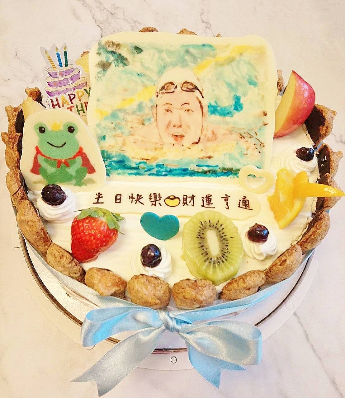 手繪人像蛋糕