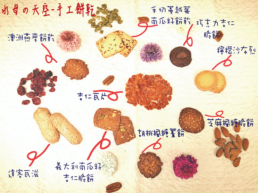 手工餅乾-可依喜好口味挑選(以重量計價)