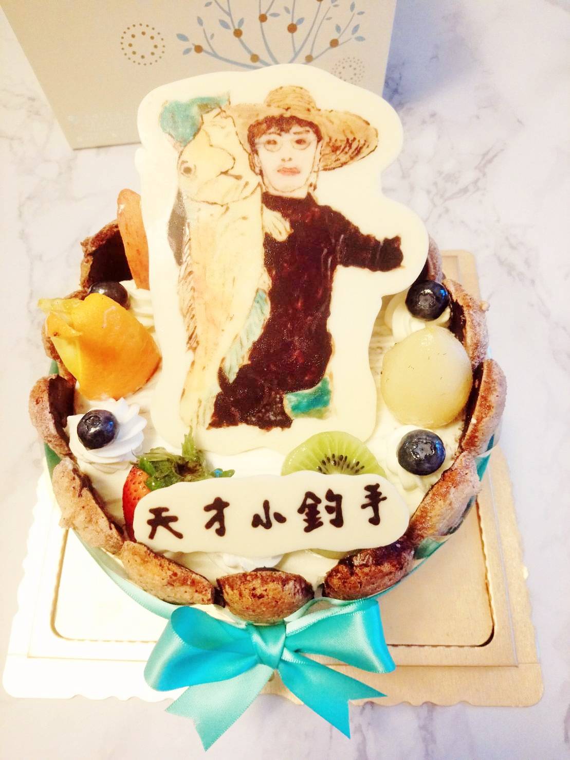 手繪人像蛋糕