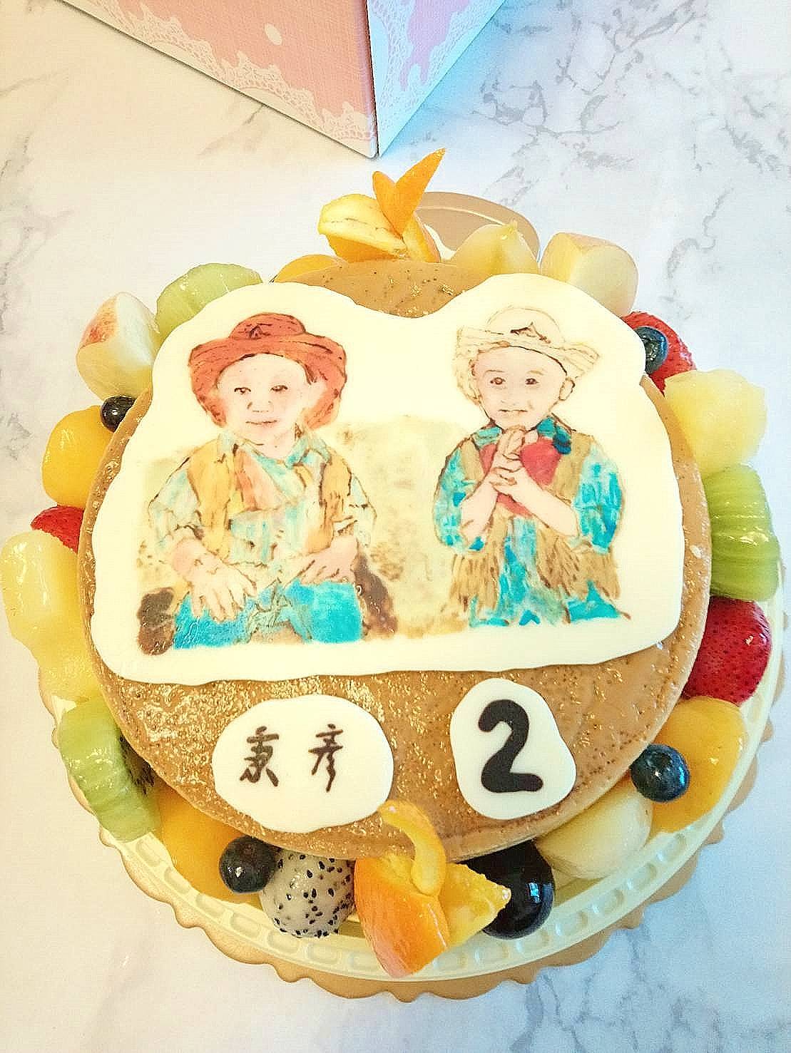 手繪人像蛋糕