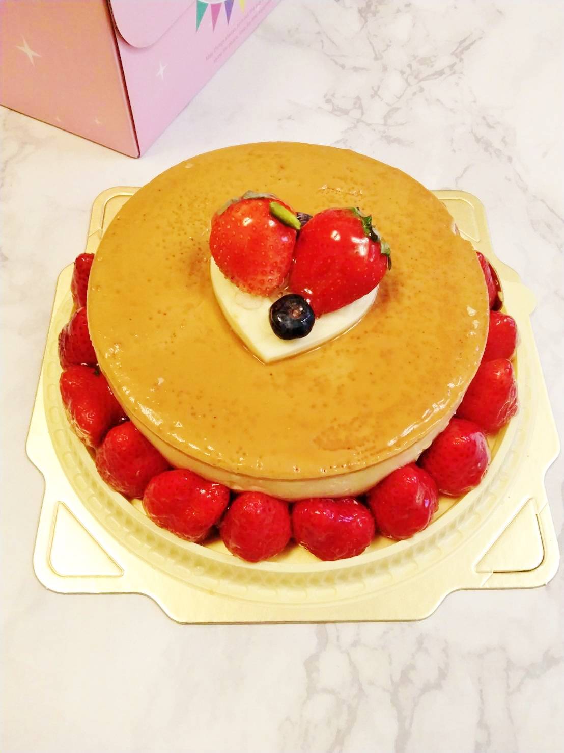 草莓生日大布丁