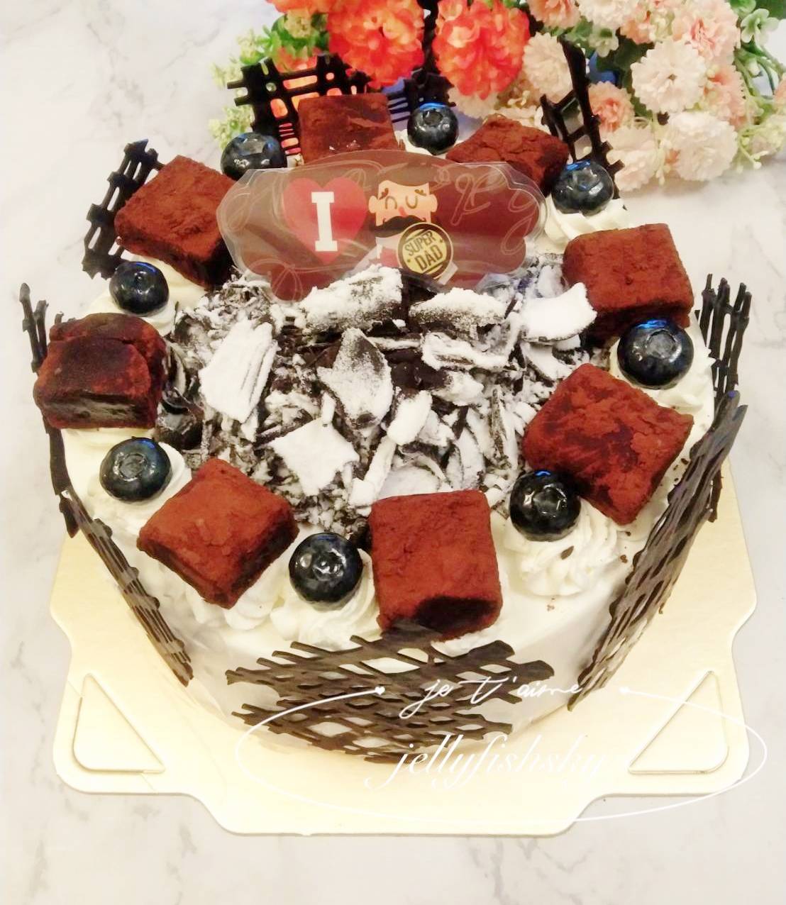 生巧克力黑森林(此款可作抽錢蛋糕款式)